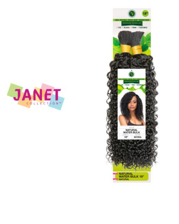 JANET COLLECTION - VIRGIN REMY HUMAN BRAIDING HAIR