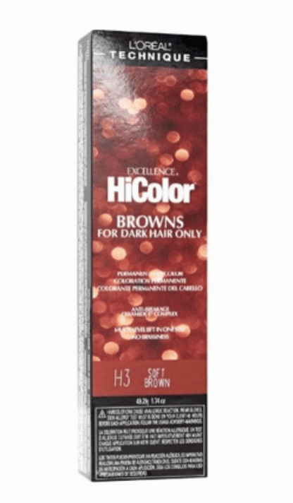 L'Oreal Excellence HiColor Coolest Brown, 1.74 oz
