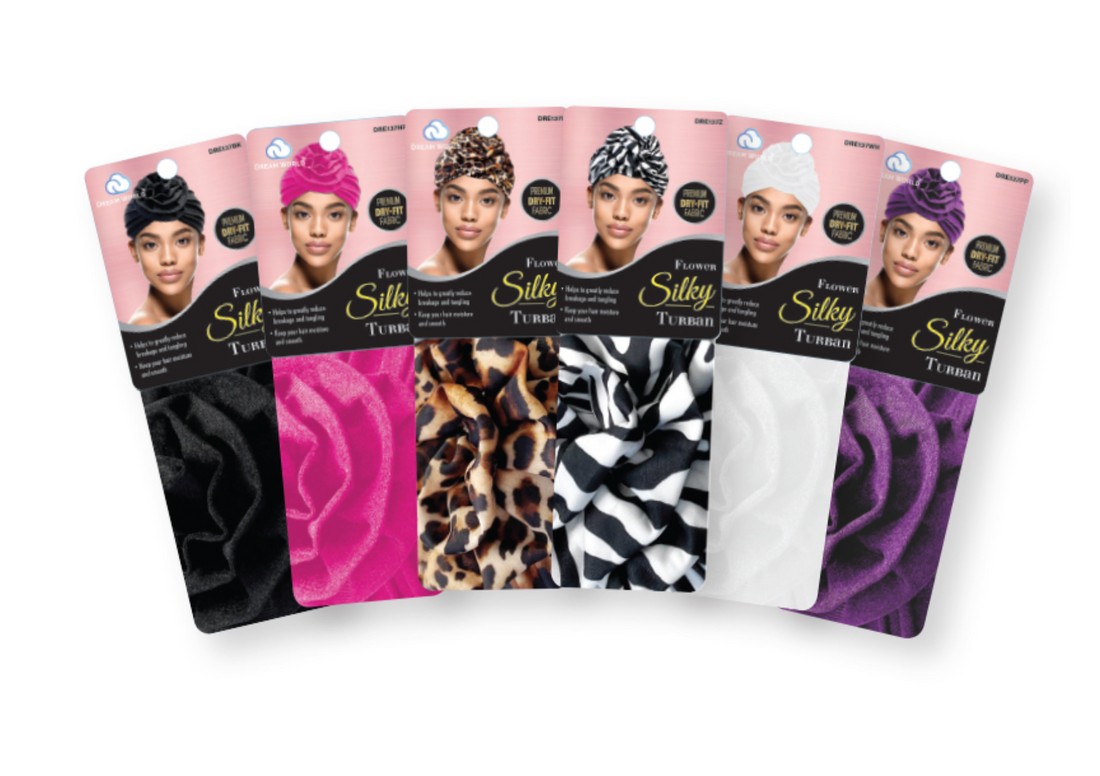 Dream World  Flower Silky Turban