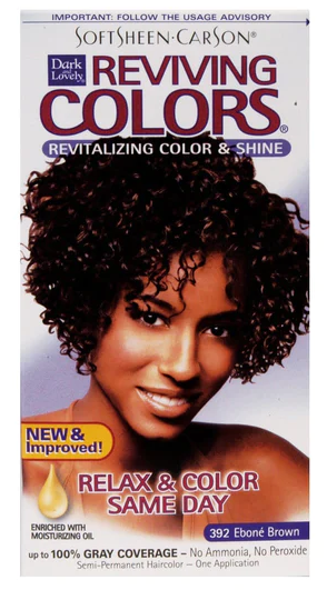 SoftSheen-Carson Dark and Lovely Go Intense Ultra Vibrant Hair Color on Dark  Hair, Permanent Hair Dye, Original Black 21 (Packaging May Vary) 