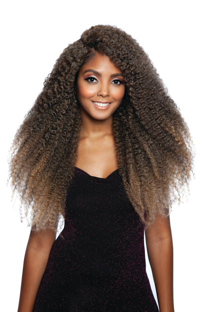 AFRI - TWB306 - 3X JAMROC MALLIE KINKY TWIST CROCHET BRAIDING HAIR