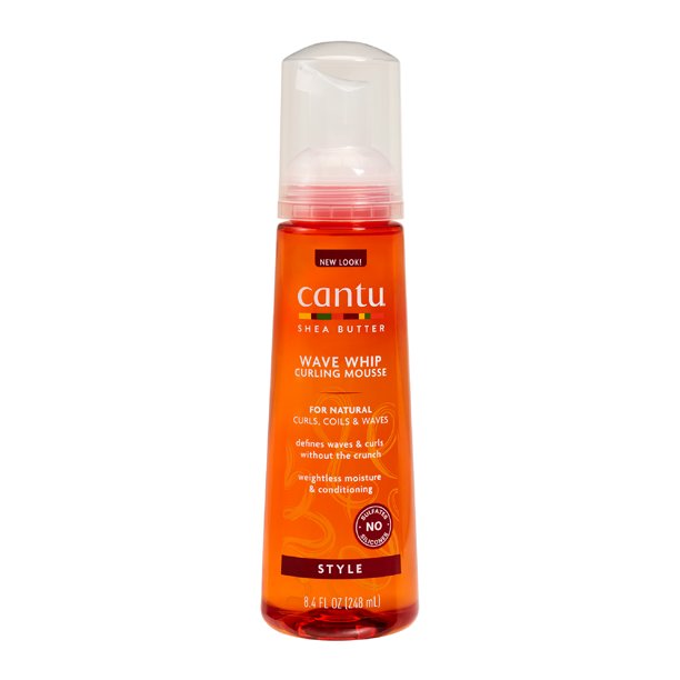 CANTU SHEA BUTTER FOR NATURAL HAIR WAVE WHIP CURLING MOUSE 8.4OZ