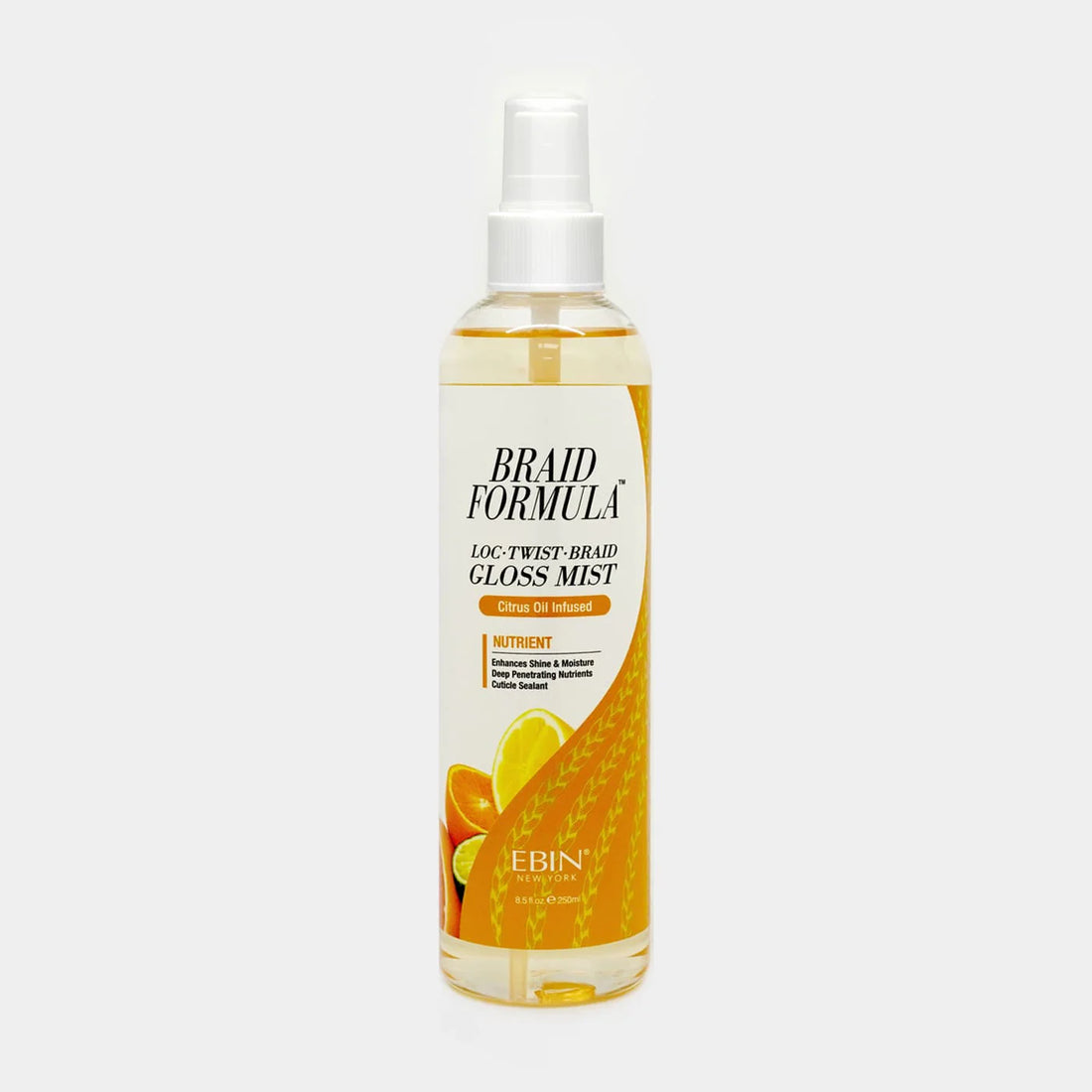 EBIN - BRAID FORMULA LOC. TWIST. BRAID GLOSS MIST 250ML (8OZ)