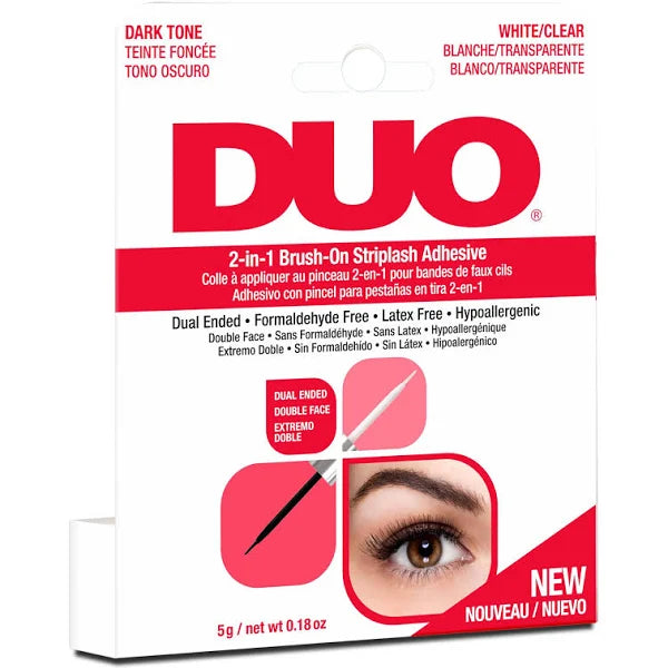 DUO 2-in-1 BRUSH-ON STRIPLASH ADHESIVE .18 OZ